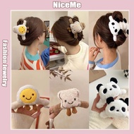 Cute Plush Hair Clips Autumn And Winter Large Shark Clips Cartoon Shape Hair Pin Fashion Accessories