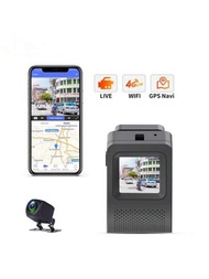 K19 4g 迷你隱藏式行車記錄器 1080p Fhd Gps 追蹤雙攝像頭 4g Wifi 遠程監控,支援最大128g Tf記憶卡,適用於任何車輛