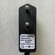 AC/DC ADAPTOR 13.5 VDC 1A model: HB-139 or 12 VDC 1A model: HB-139