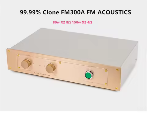 NEW Upgraded 99.99% Clone FM300A FM ACOUSTICS Hi Fi Audio 80w X2 8Ω 150w X2 4Ω Power Amplifier With 