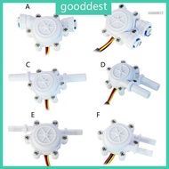 GOO Water Flow Counter Quick Connect Fluid Meter for Water Cooler Coffee Machine