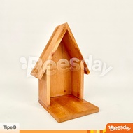 Kandang Rumah Kayu Natal Yesus | Rumah Mini Diorama | Hiasan Kelahiran Yesus Kayu