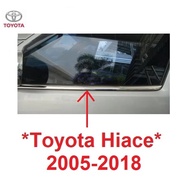 Front Pair 2 Pieces Mirror Edge Eyebrows TOYOTA HIACE Commuter 2005-2018 H200 2014 Van Accessories