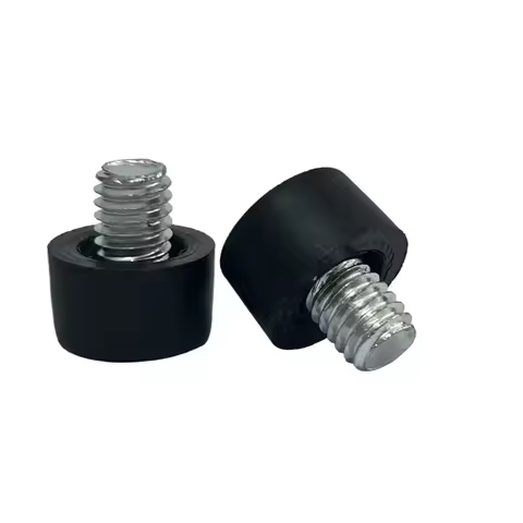 M6 diameter 12mm plastic adjustable support feet, plastic furniture leveling support feet, table leg