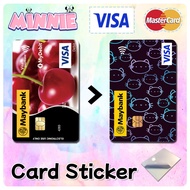 [ Meow Meow ] For BANK Card Sticker Cover / MASTER Card / VISA Card / CREDIT Card / DEBIT CARD