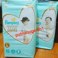 Pampers L62 /XL 54/M68 premium Pants,type Pants