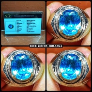 ORIGINAL SRILANKA CEYLON BLUE ZIRCON GEMSTONE