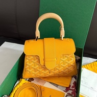 全新 Goyard saigon 西貢包 mini 黃色