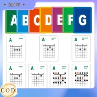 [Hot E]49Pcs Guitar Flash Cards Guitar Scale Learning Cards Guitar Chord Cards for Acoustic and Elec