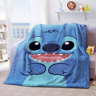 Lilio &amp; Stitch Anime Customized Blanket Plush Velvet Warm Decoration Bed Home Throw Sofa Blankets