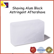 alum stone, shaving alum block after shave