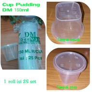 cup pudding DM 150ml 25 set 1 roll
