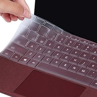 Silicone Keyboard Cover for 10 inch Microsoft Surface Go 2 (2020 2018 Released) Ultra Thin Protectiver Keyboard Skin (for 10” Surface Go, Keyboard Cover- Clear)