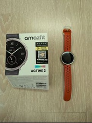 Premium Amazfit Active 2 Smartwatch with Red Strap