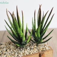 NICKOLAS Simulation Aloe, Realistic PVC Artificial Succulents Plants, Fake Plants Mini DIY Fake Plants Outdoor Indoor Decoration