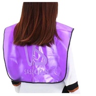 VS purple hair dye cape