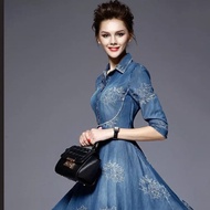 Denim dress, size 3XL