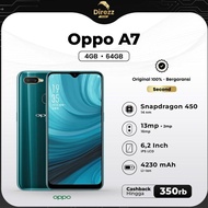 Oppo a7 4/64GB Second Mulus