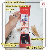 Memory Foto Box Mini 6 Foto Untuk Kado Ulang Tahun / Ultah Pacar Gift