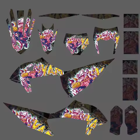 NICECNC For KTM SX 125 SX 250 SXF 250 SXF 450 SX-F 350 500 2019-2022 Motorcycle Graphics Background 