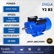 ENGA YC Motor 1HP(0.75KW) Single Phase Motor YC B3 Foot Mounting Motor Electric Motor Industry Motor