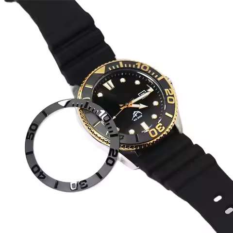 Black Matt Yacht Design Ceramic Bezel Insert For Casi Duro Swordfish MDV106-1 MDV106B-2A Watch Scale