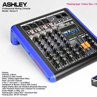 Ashley 4 Channel Mixer Xenyx-4/xenyx4 Plus ALUMINUM SUITCASE