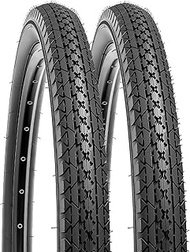 YUNSCM 24" Bike Tires 24x2.125/57-507 Compatible with 24x2.0 24x2.10 24 x 2.125 24x2.15 Bike Bicycle