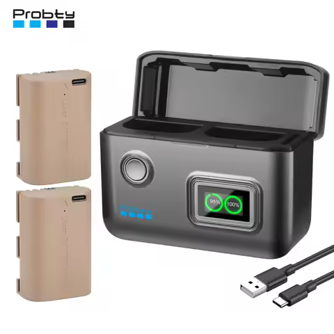 LP-E6NH LP-E6N LP-E6 Battery and Fast Charger For Canon EOS R5 R6 R6 II R7 R 5D II III IV 6D 6D II 7