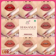 * MAKIN PEDE * HANASUI Lipcream BOBA Mattedorable Waterproof BPOM Lipstik Lipmatte Lip Matte Lip Cre