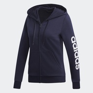 adidas ไลฟ์สไตล์ เสื้อฮู้ด Essentials Linear ผู้หญิง สีน้ำเงิน DU0648