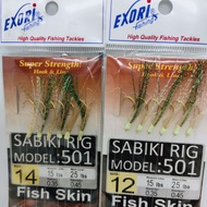 EXORI SABIKI RIG 501 mata apollo fishing hooks