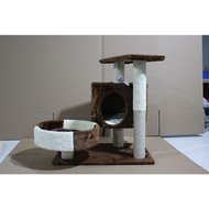 【พร้อมส่ง】PMT  คอนโดแมว 2 ชั้น มีอุโมงค์ สูง55cm พร้อมของเล่น ที่ลับเล็บ ที่ลับ บ้านต้นไม้ ที่นอนแมว