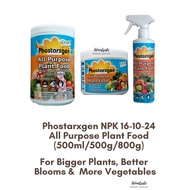 Phostarxgen/Phostrogen NPK 16-10-24 Fertiliser For Airplants  Plant Food For Bigger Plant, More Flow