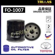 TRIMAS Oil Filter Toyota Hilux Innova Fortuner Alphard Penapis Minyak Hitam Enjin Kereta FO-1007 909