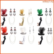 WIT 1920s Accessories for Women Flapper Accessories Gatsby Accessories Set Gifts