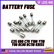 FUSE BATTERY FIUS BATERI (10A) HONDA MODENAS SUZUKI EX5 HP EX5 DREAM GBO C70 Y100 Y110 Y80 RC80 RC110 KRISS