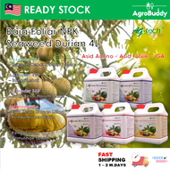 4L Ag-Tech Ag Leader 954 469 368 Ca Humus Seaweed Amino NPK Foliar Fertiliser | Baja Foliar Baja Pokok Durian 先锋海藻叶面肥