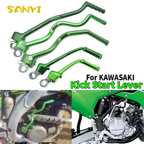 For Kawasaki Forged Kick Start Starter Lever Pedal KX250F KX450F KX 250F 450F KLX450R KLX 450 2/4 St
