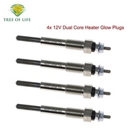 4PCS Auto Diesel Heater Glow Plug 9825119780 Replacement for ISUZU BLD KAD ELF250 ELF350 C240 C190 C