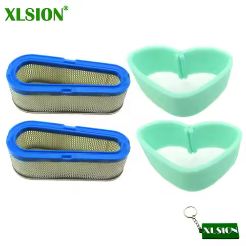 XLSION Air Filter Set For Briggs & Stratton 196700 257700 259700 28A700 28B700 28C700 28D700 493910 