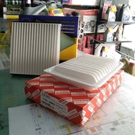 ชุดพร้อมเปลี่ยนกรองอากาศ+กรองแอร์ Toyota Vios ปี 07-12 ยี่ห้อ HI-BRID (อย่างดี) กรองอากาศ รหัส 17801