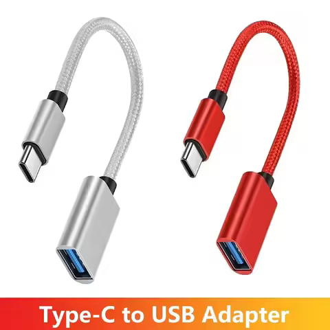 OTG Type C Cable TYPE-C Male To USB Female Adapter Cable USB to USB C Cable OTG Cable Converter For 