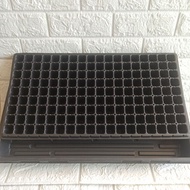 Paket Tray Semai Potray Pot Semai dan Alas Tray 32 50 72 98 105 128 162 200 288 Lubang