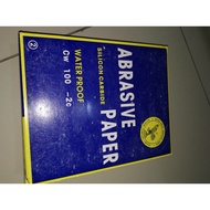 EAGLE ABRASIVE SILICON CARBIDE SAND PAPER WATER PROOF CW 100-2C CW100 2C 100PCS/PACK 230MMX 280MM