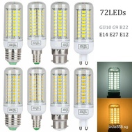 Corn Bulb 72LED 2835 SMD GU10 G9 B22 Bayonet AC 110V 220V Spotlight Candle Lampada Replace