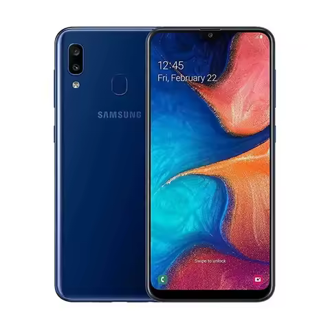 Samsung Galaxy A20e Smart Android Phone Refurbished 5.8-inch US Version Back Fingerprint NFC3000mAh 