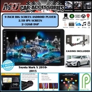 (2RAM 32GB DSP IPS SCREEN)Toyota Mark X 2010-2015 9" Inch Android 9 GPS OEM Plug & Play 2 DIN/Double