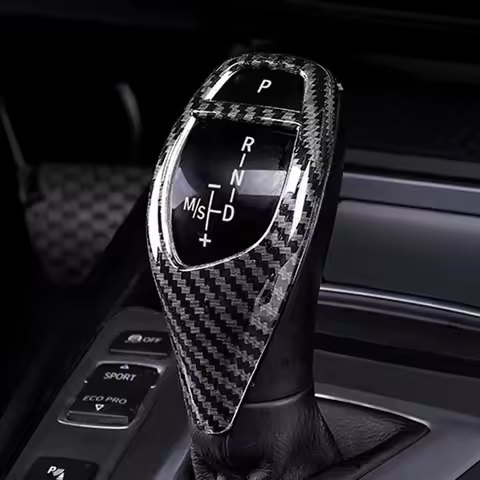 Carbon Fiber Texture for BMW F30 F10 F15 F07 F20 F21 F22 F32 F34 F35 5GT Car Gear Shift Panel Frame 