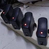 Batok charger usb 5volt led indicator